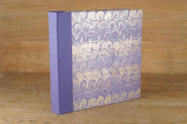 superschickes Fotoalbum aus Omas Zeiten, echter Goldstaub, zum Einkleben Deiner Bilder